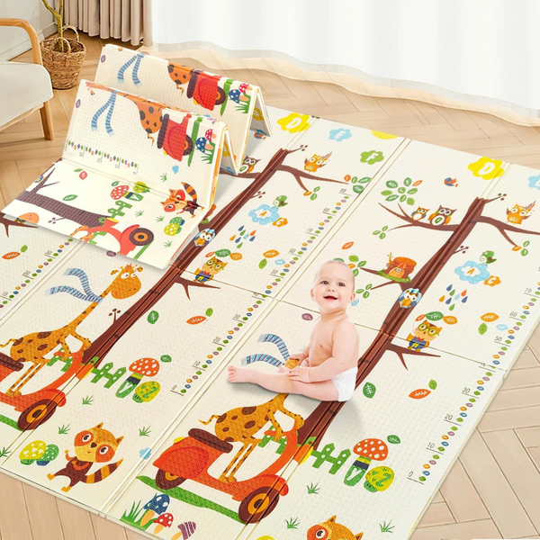 TAPETE PLEGABLE DOBLE FAZ 6315206 GATO - JIRAFA MUNBE