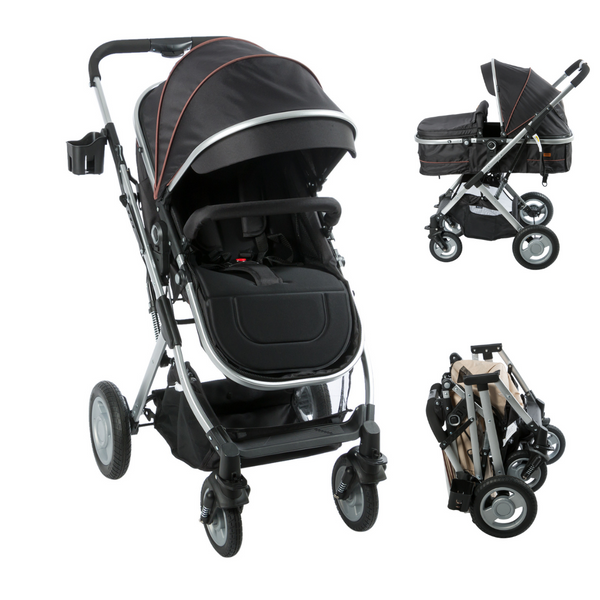 COCHE CUNA MOISES RONDA 135 NEGRO EBABY