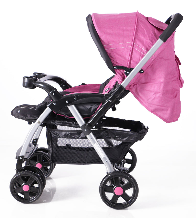 COCHE PASEO ROSSY EB1130 ROSADO EBABY