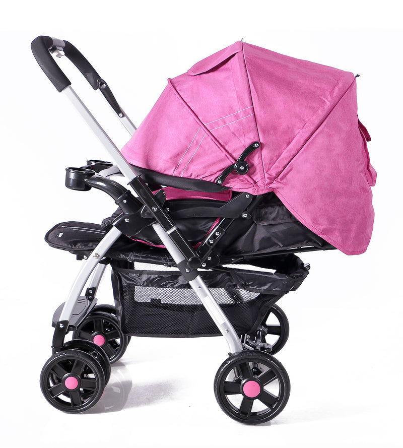 COCHE PASEO ROSSY EB1130 ROSADO EBABY