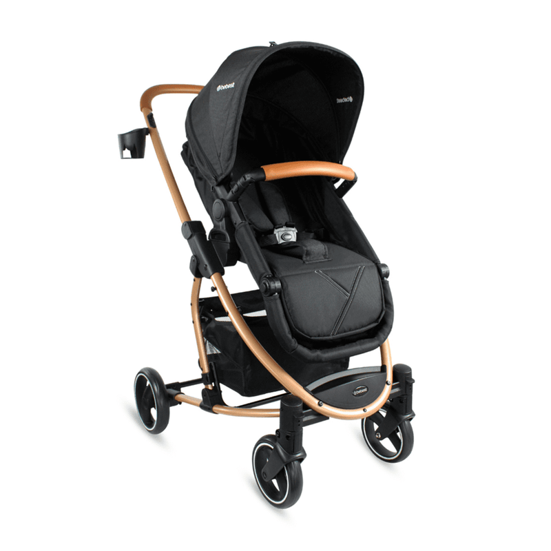 COCHE TRAVEL SYSTEM PRIMA SL461A GOLD BLACK BEBESIT -