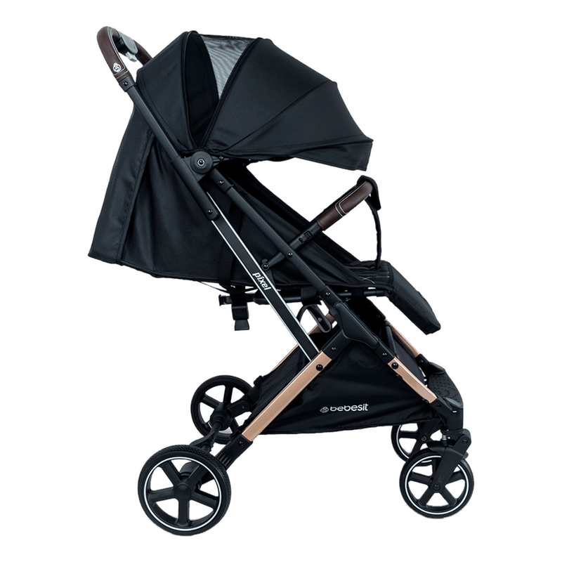 COCHE TRAVEL SYSTEM COMPACTO PIXEL JTS602 BEBESIT NEGRO -