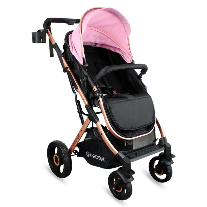 COCHE GOLD LX QB321 - ROSADO BEBESIT