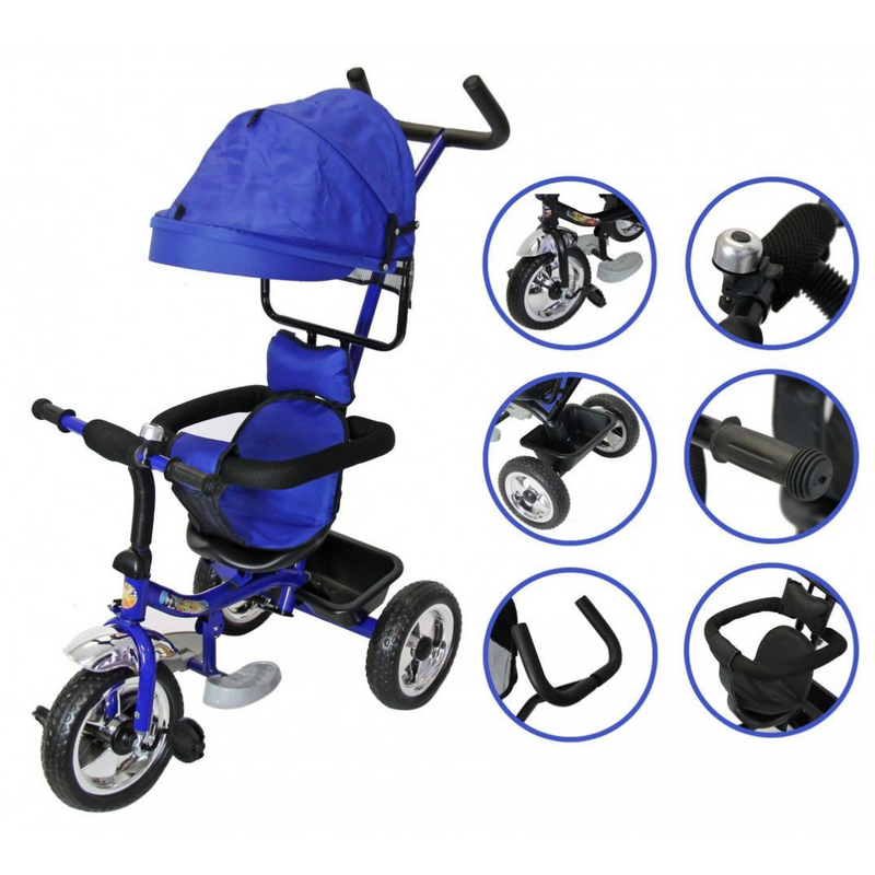 TRICICLO PASEADOR 8964 MM AZUL