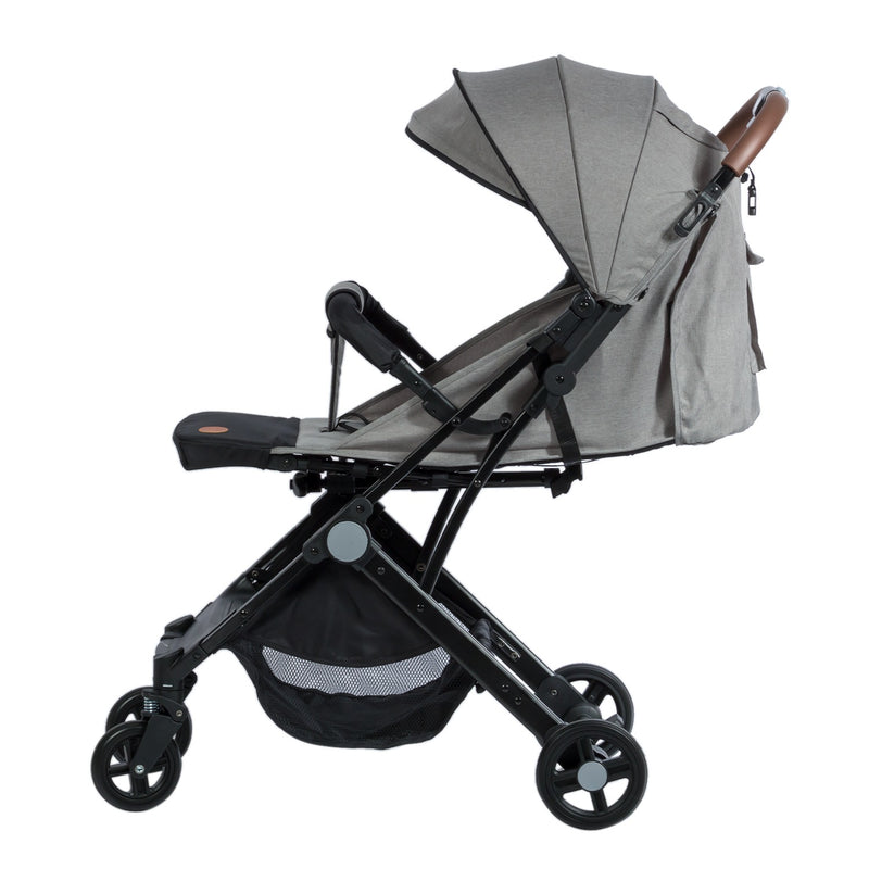 COCHE PASEADOR MALETA COMPACT EB195 GRIS EBABY