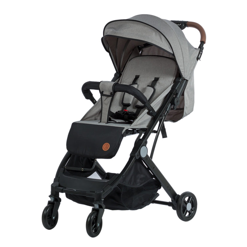 COCHE PASEADOR MALETA COMPACT EB195 GRIS EBABY