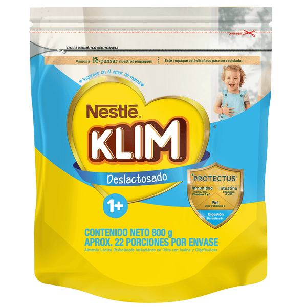 LECHE KLIM DESLACTOSADA 1+ X800 GR NESTLE