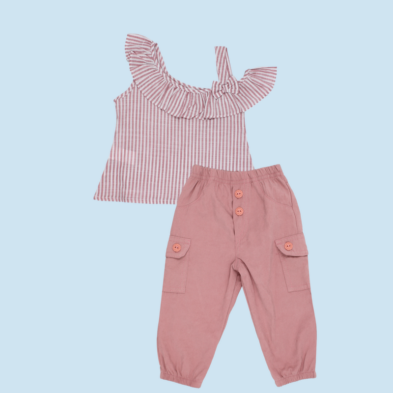 CONJUNTO PANTALON NIÑA 50172 FOR BABY