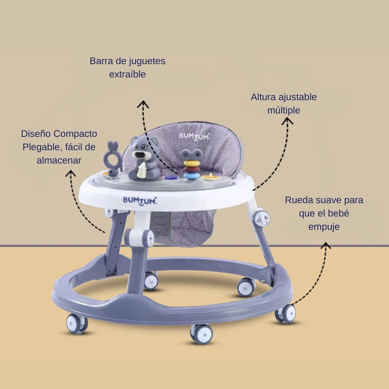 CAMINADOR PARA BEBÉ CON BANDEJA INTERACTIVA Y-W839 MUNBE