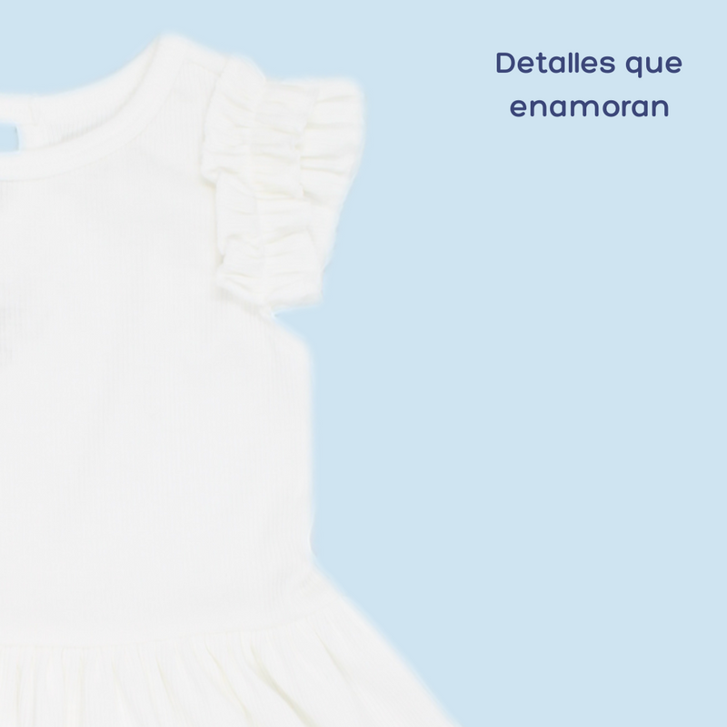 VESTIDO RIB 1088 CRECIENDO BABY