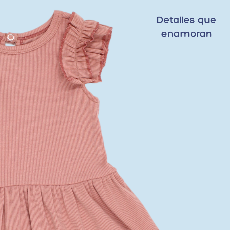 VESTIDO RIB 1088 CRECIENDO BABY