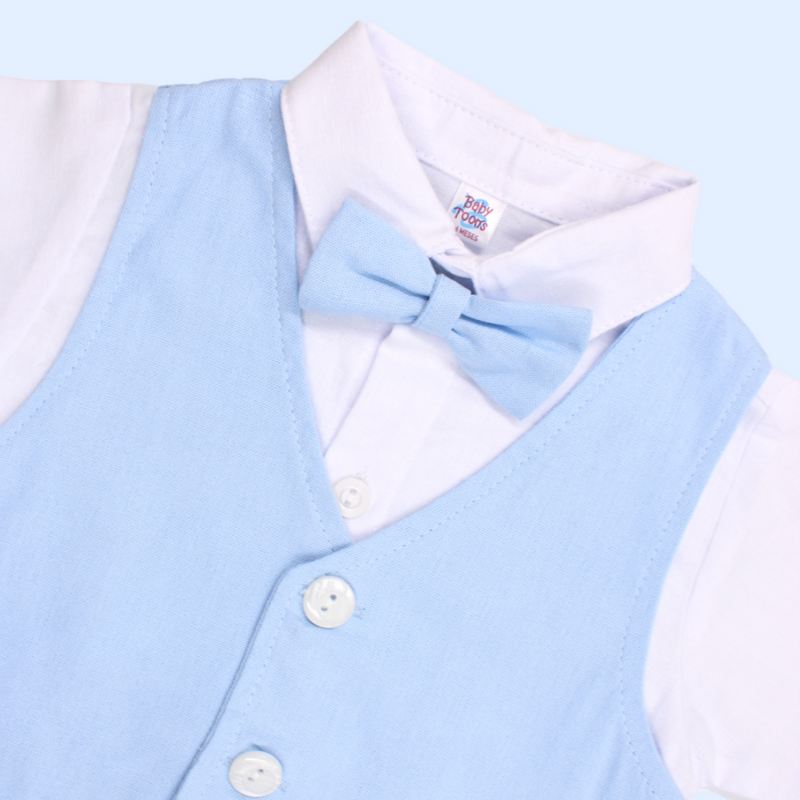 CONJUNTO BAUTIZO BEBE NIÑO 958 BABY TOON