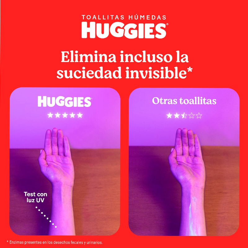 TOALLITAS HÚMEDAS HUGGIES MANITOS Y CARITA X80