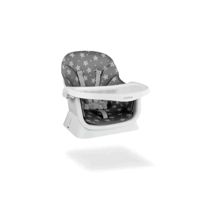 SILLA COMEDOR BABY ELITE 1077 BEBESIT GRIS-