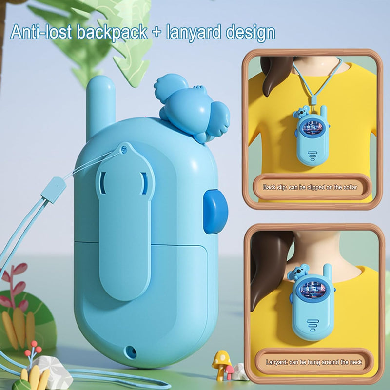 WALKIE TALKIE INFANTIL CON DISEÑO DE KOALA ¡COMUNICACIÓN DIVERTIDA Y SEGURA PARA LOS PEQUEÑOS! FDE89820 STB