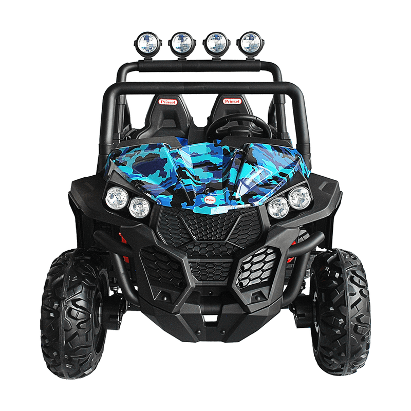 VEHÍCULO TIPO POLARIS CON RUEDAS ST AZUL CAMUFLADO