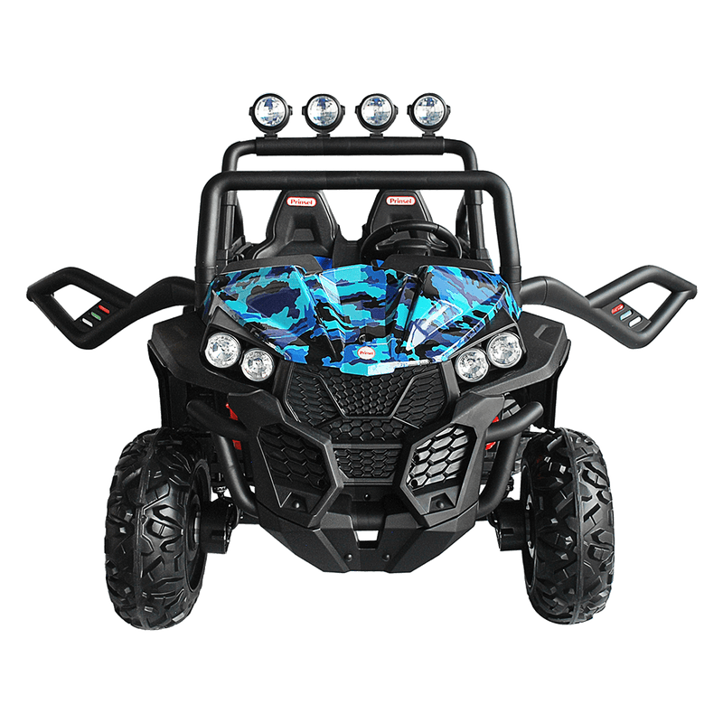 VEHÍCULO TIPO POLARIS CON RUEDAS ST AZUL CAMUFLADO