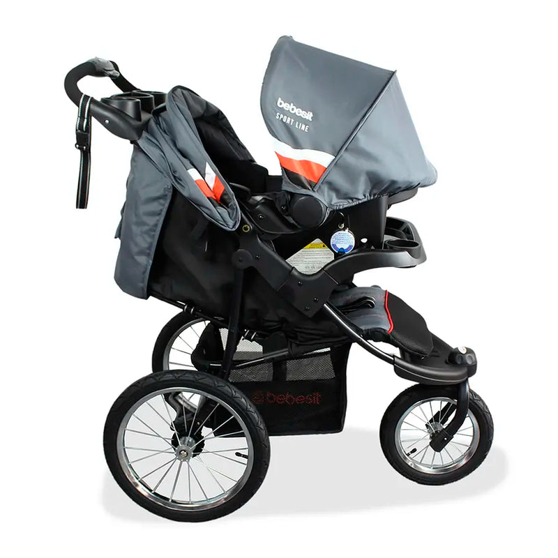 COCHE TRAVEL SYSTEM JOGGER CXP28 - GRIS BEBESIT