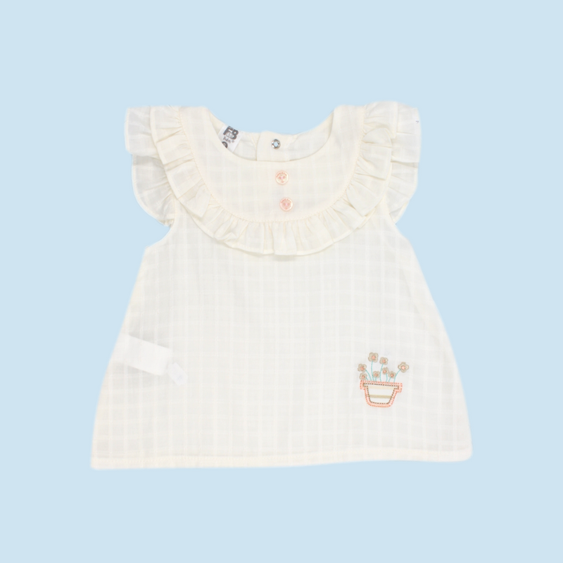 CONJUNTO SHORT BEBE NIÑA 50142 FOR BABY