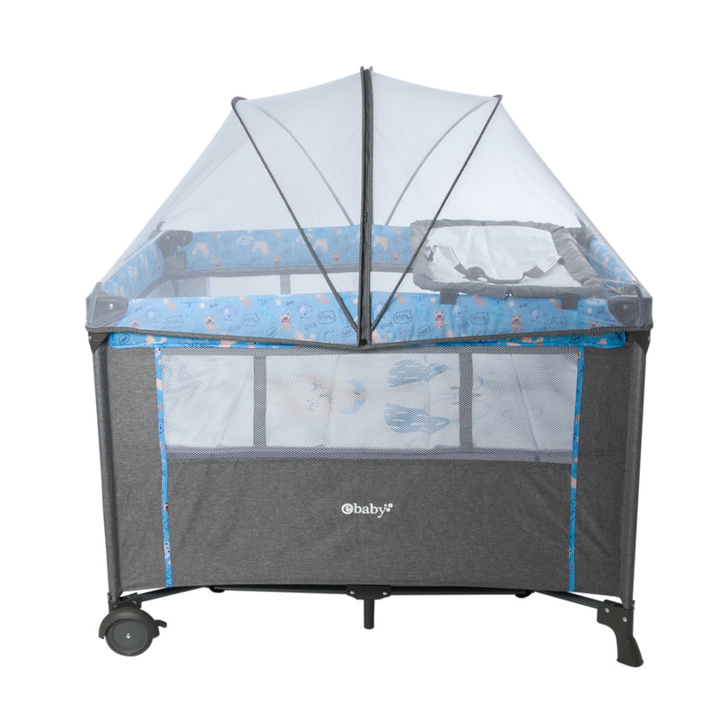 CUNA CORRAL COLECHO NALA EB751-1 AZUL EBABY