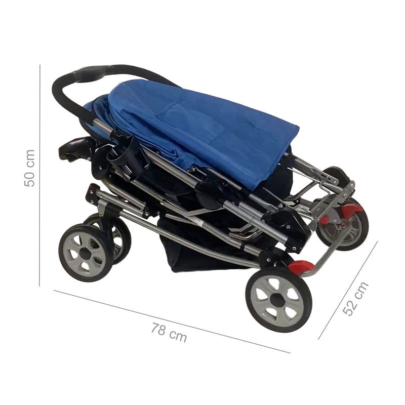 COCHE MECEDORA BALANCE PREMIUM BABY AZUL