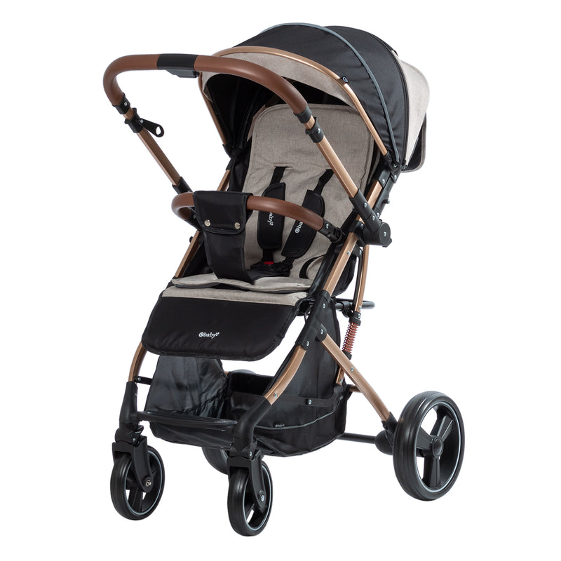 COCHE MALETA RUDI BEIGE EB119 EBABY