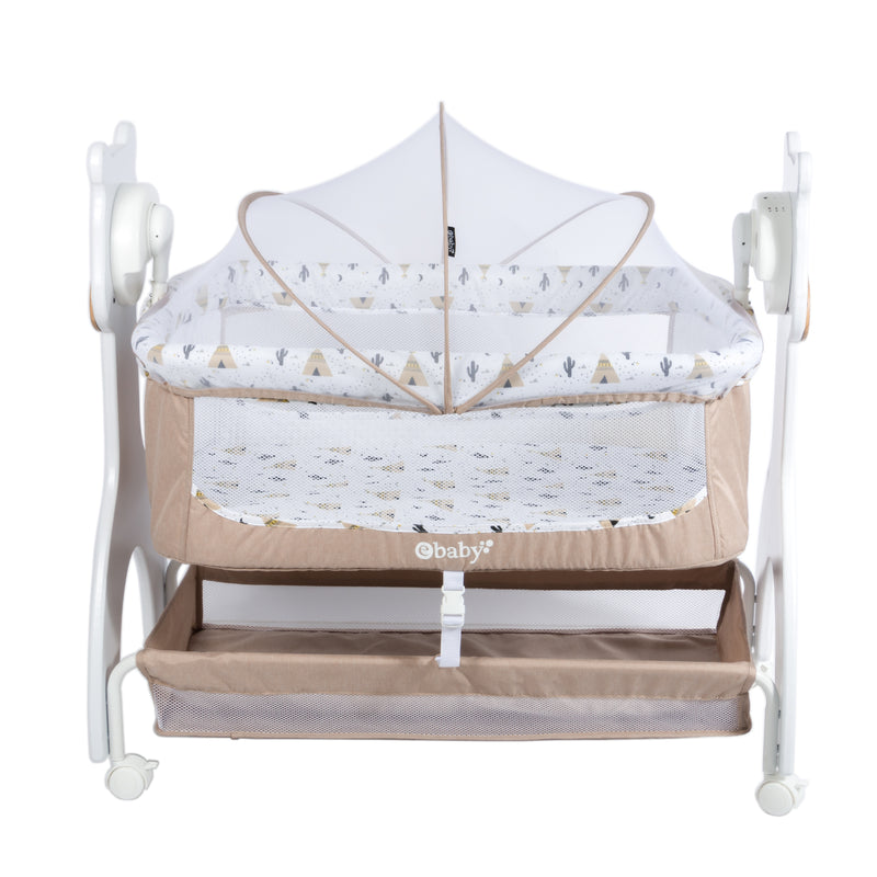 CUNA CORRAL DE LUJO AURA EB754 BEIGE EBABY