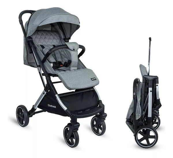 COCHE COMPACTO PIXEL J608SBK - GRIS BEBESIT