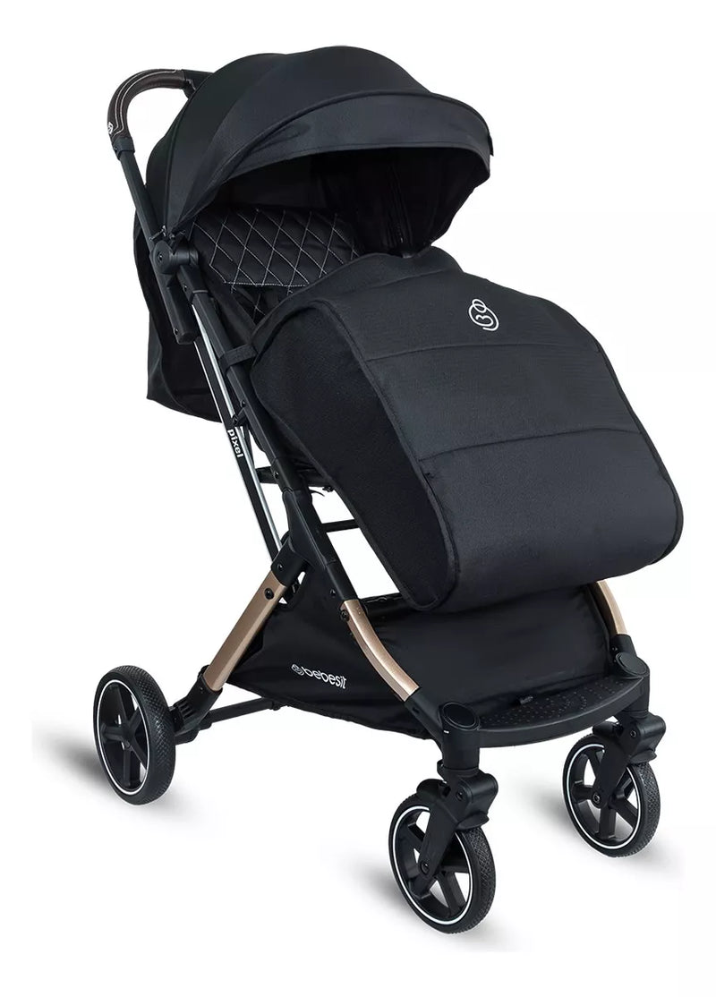 COCHE COMPACTO PIXEL J608SBK - NEGRO BEBESIT