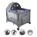 Cuna Corral Dacora Eb750 Ebaby Azul