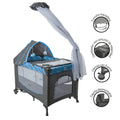 CUNA CORRAL COLECHO DACORA EB750-1 AZUL EBABY