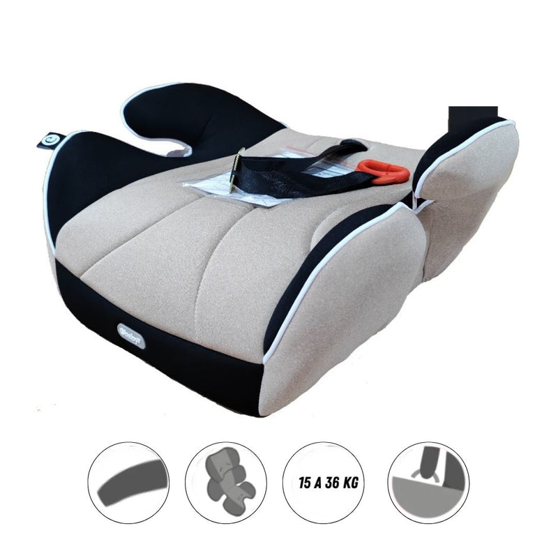 BASE PARA CARRO BOOSTER KUA EB584 BEIGE EBABY