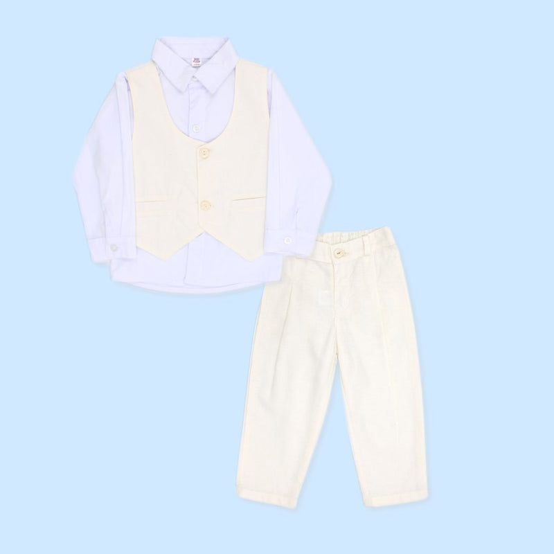 CONJUNTO BAUTIZO BEBE NIÑO 2314 BABY TOONS