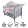 CUNA CORRAL TRAVELLER 6044 BEBESIT ROSADO-