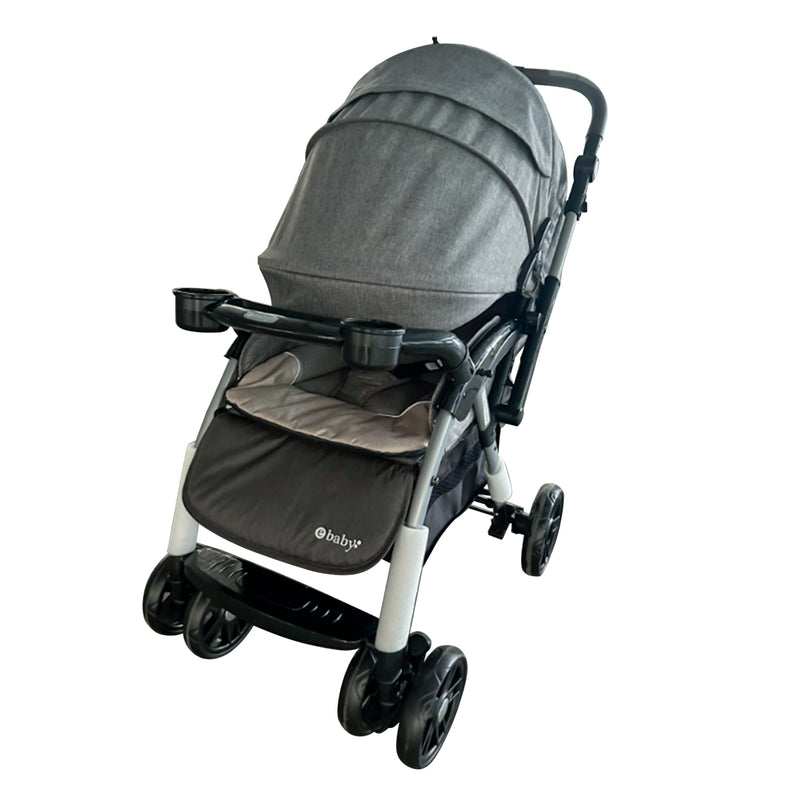 COCHE TRAVEL SYSTEM BRAVIAR GRIS EB1092-1 EBABY