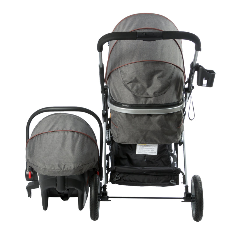 COCHE TRAVEL SYSTEM RONDA PLUS EB132 GRIS EBABY