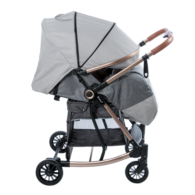 COCHE MECEDORA BOUNCY EB116 GRIS CLARO EBABY