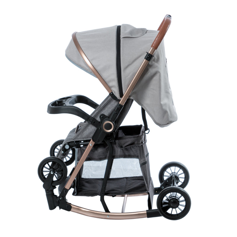 COCHE MECEDORA BOUNCY EB116 GRIS CLARO EBABY