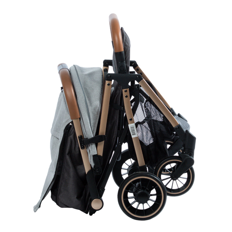 COCHE MALETA SOFI EB1017 EBABY GRIS CLARO