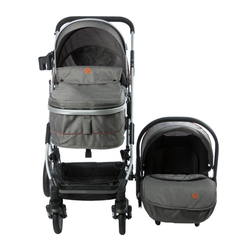 COCHE TRAVEL SYSTEM RONDA PLUS EB132 GRIS EBABY