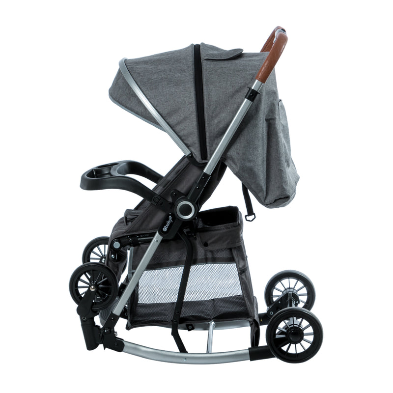 COCHE MECEDORA BOUNCY EB116 GRIS OSCURO EBABY