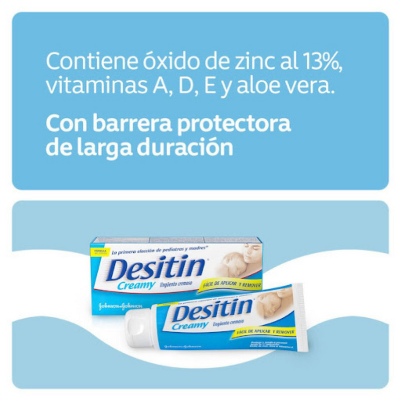 DESITIN UNGUENTO CREAMY X113GR JOHNSONS