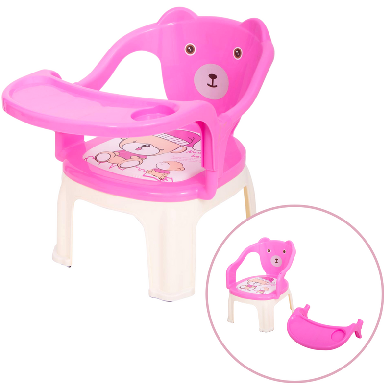 SILLA COMEDOR INFANTIL CON BANDEJA EXTRAÍBLE XL-009-B MUNBE