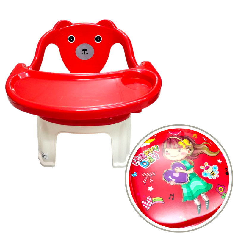 SILLA COMEDOR INFANTIL CON BANDEJA EXTRAÍBLE XL-009-B MUNBE