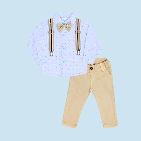 CONJUNTO CAMISA MANGA LARGA 60532 BAMBINOS