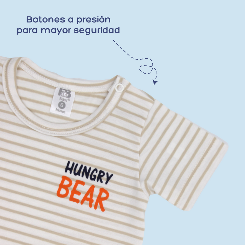 CONJUNTO NIÑO 3PZA 10902 FOR BABY