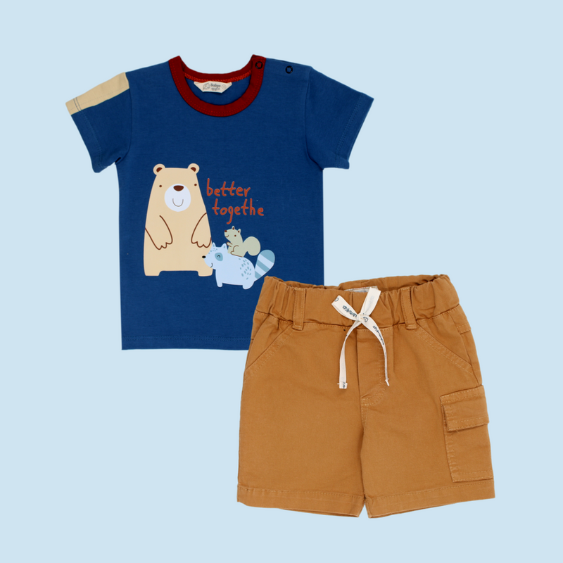 CONJUNTO BERMUDA NIÑO 50184 FOR BABY