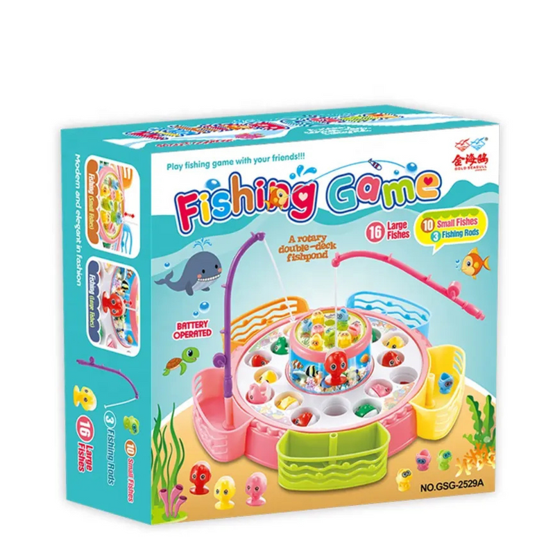 JUEGO DE PESCA ¡DIVERSIÓN Y COORDINACIÓN PARA PEQUEÑOS PESCADORES! GSG-2529A STB MUNBE