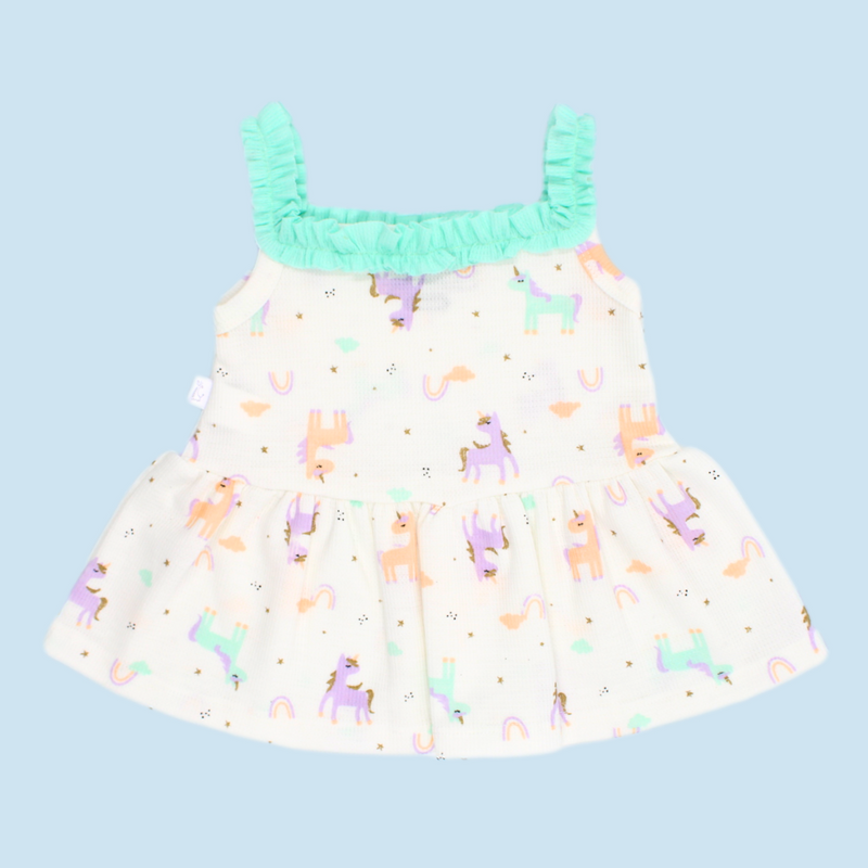 VESTIDO UNICORNIO +CUCO 2099 CRECIENDO BABY