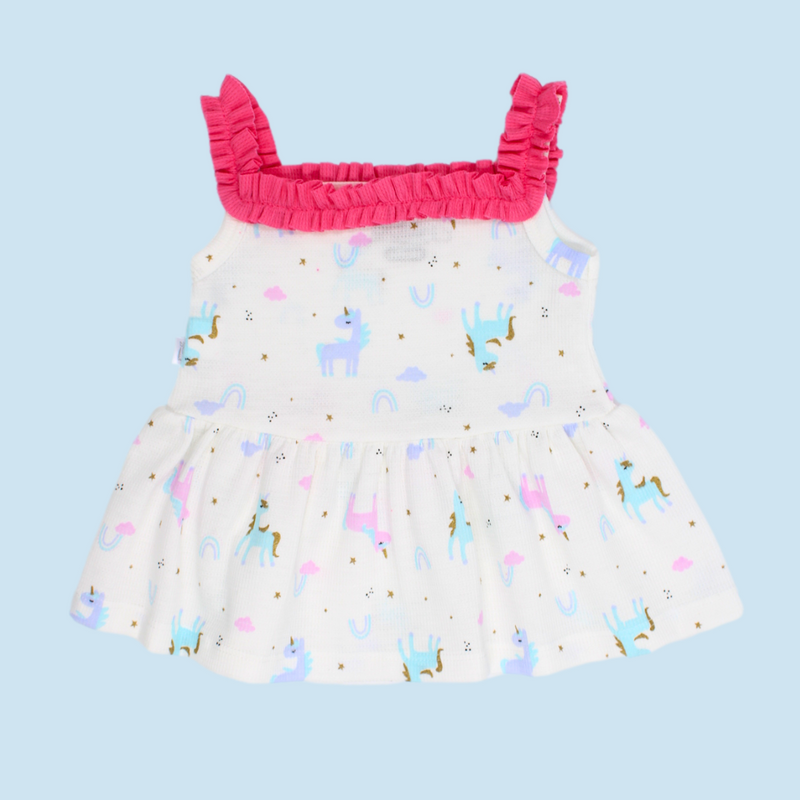 VESTIDO UNICORNIO +CUCO 2099 CRECIENDO BABY